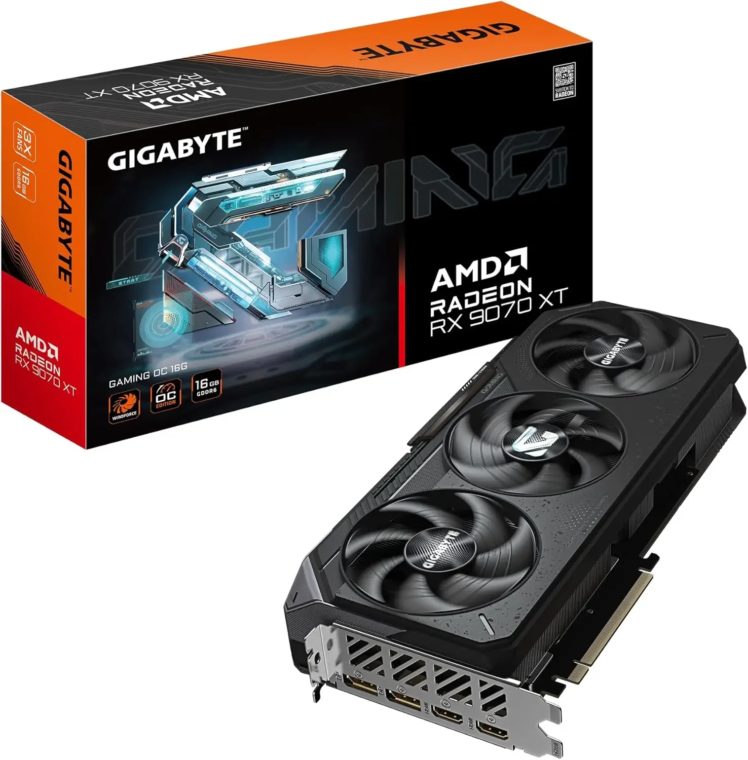 Rx 9070 Xt - Placa de Vídeo GIGABYTE Radeon RX