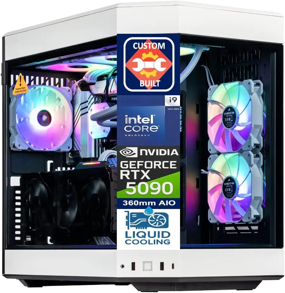 PC de jogos Velztorm White Pra - Rtx 5090 32Gb avaliação e preço