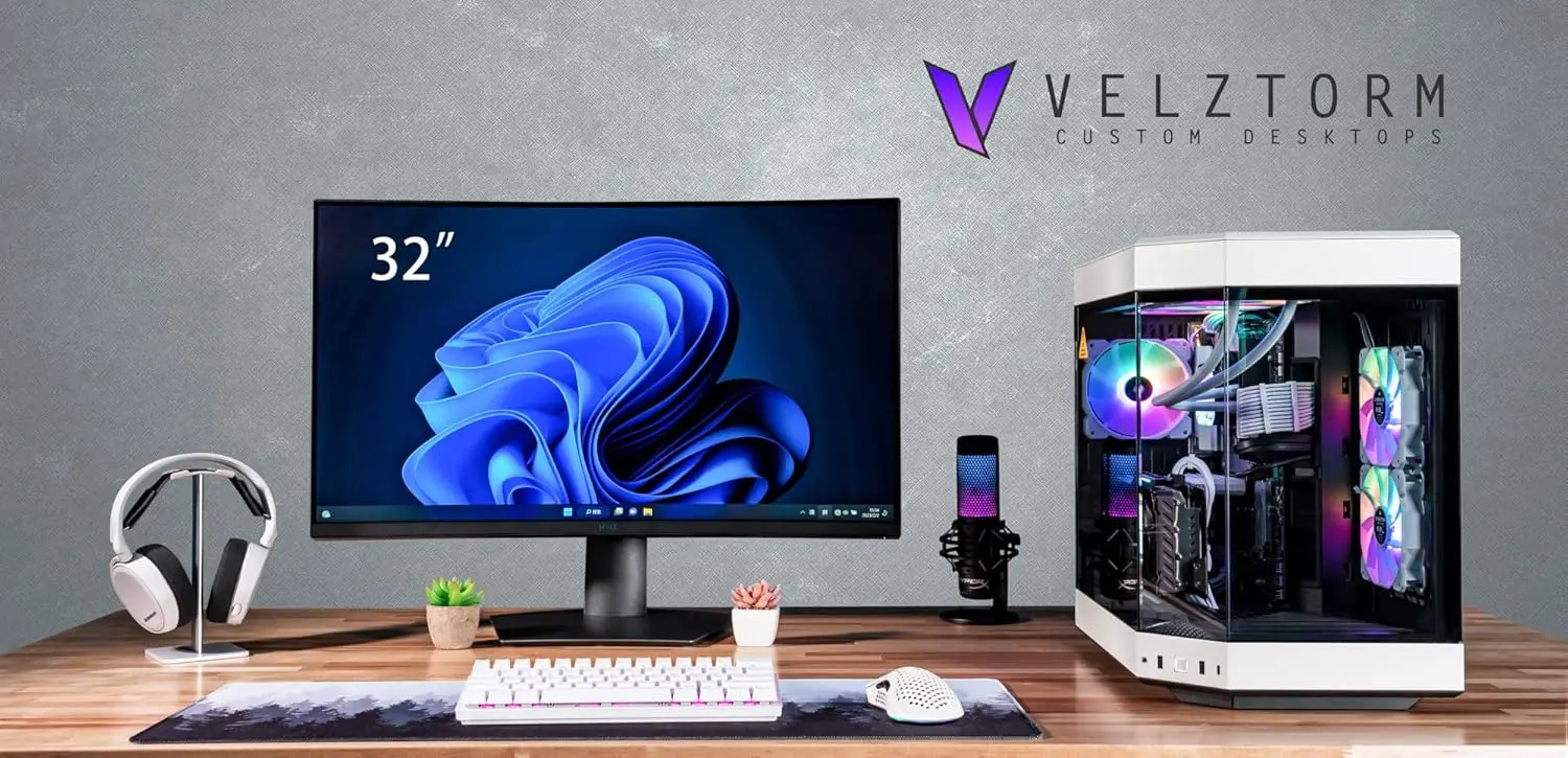 PC de jogos Velztorm White Pra - Rtx 5090 32Gb avaliação e preço